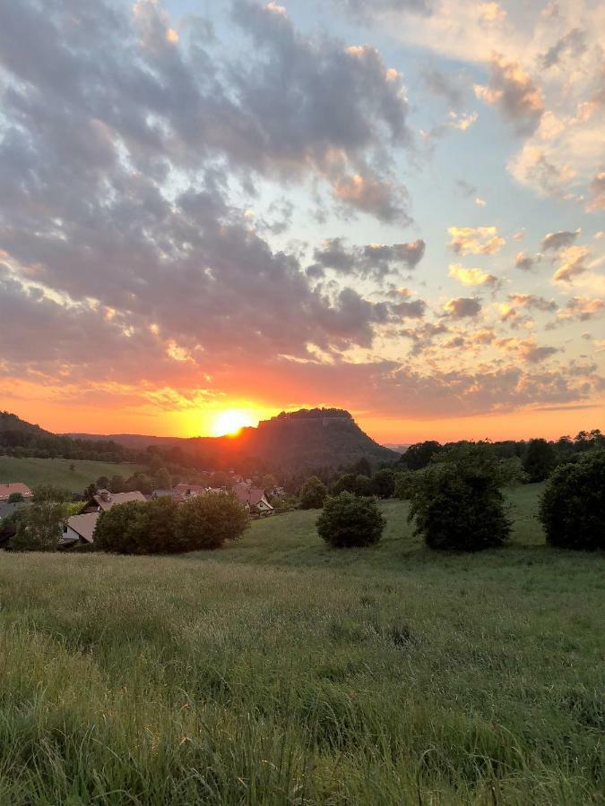 Fuchsbau Lägenhet Königstein an der Elbe Exteriör bild